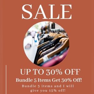 SALE! Make a bundle on my items and get discounts!